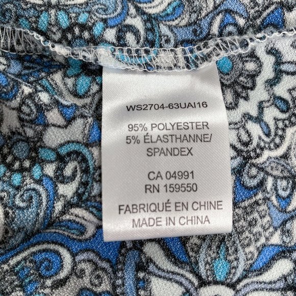 Carolina Belle - Pattern V-Neck Sleeveless Tank Top - Picture 6 of 11